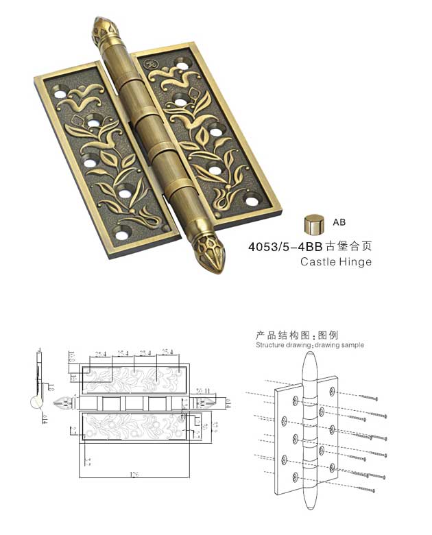 4053/5-4BB古堡合頁